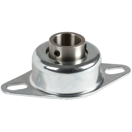 Clesco F2PH-BL-062 Ball Bearing, Pressed Steel Housing, Self-Aligning, Heavy Gauge F2PH-BL-062